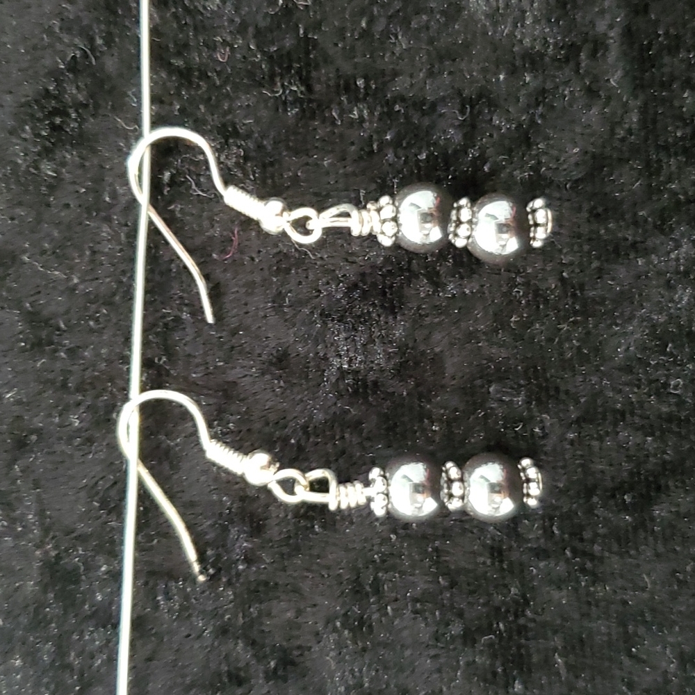 Hematite Earrings NWT